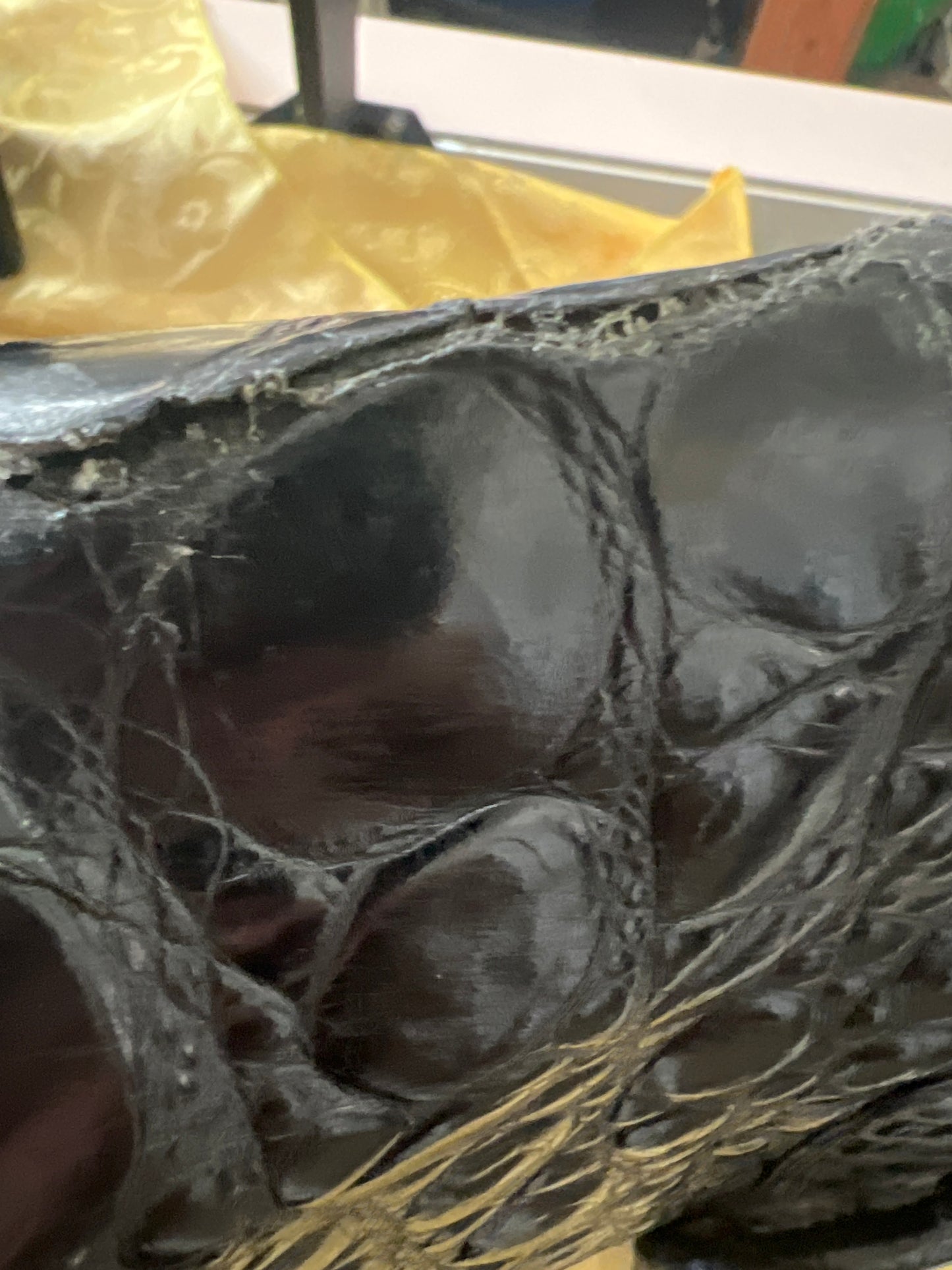 BORSA COCCODRILLO PARMEGGIANI