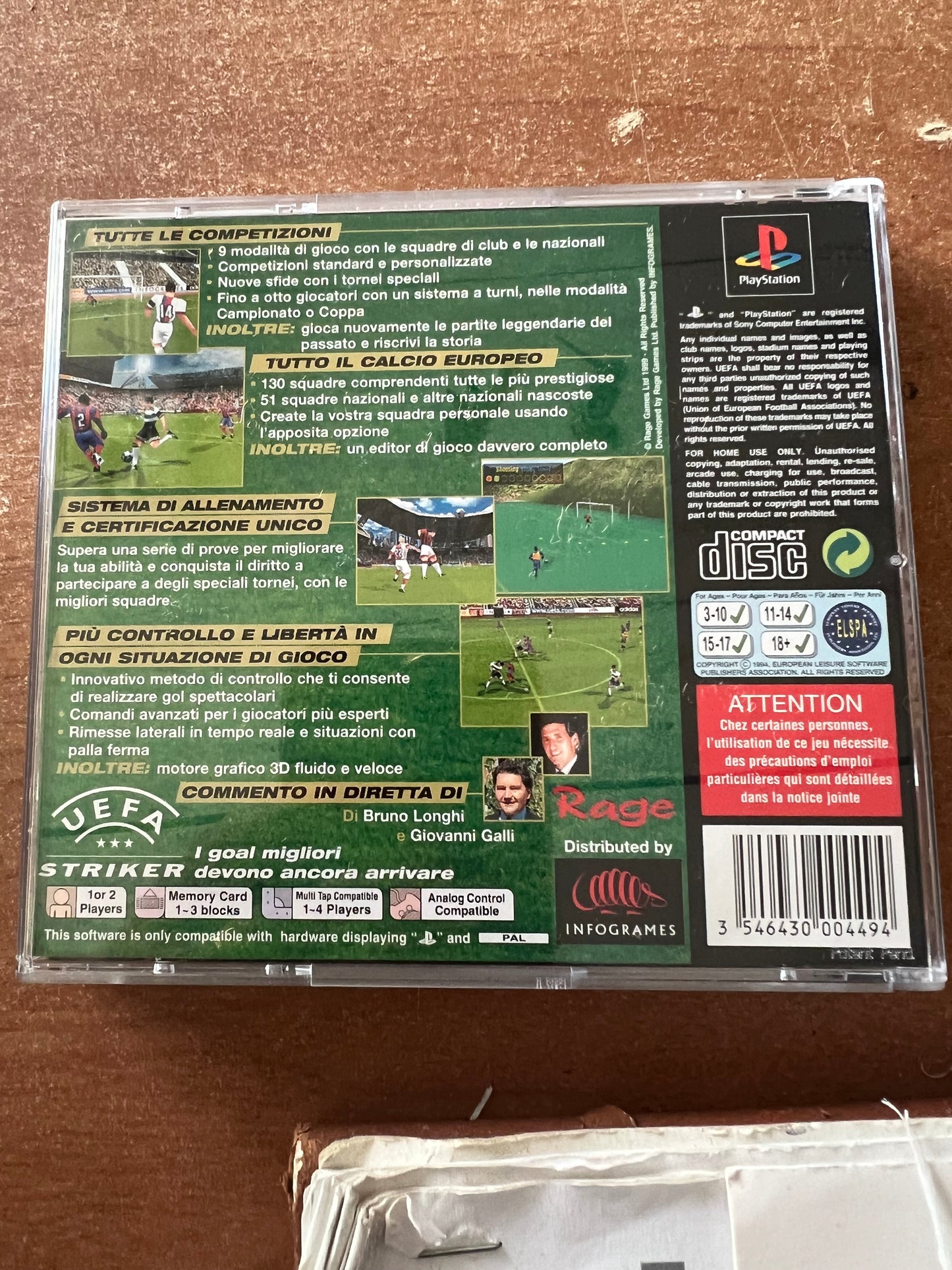VIDEO GIOCO UEFA STRIKER