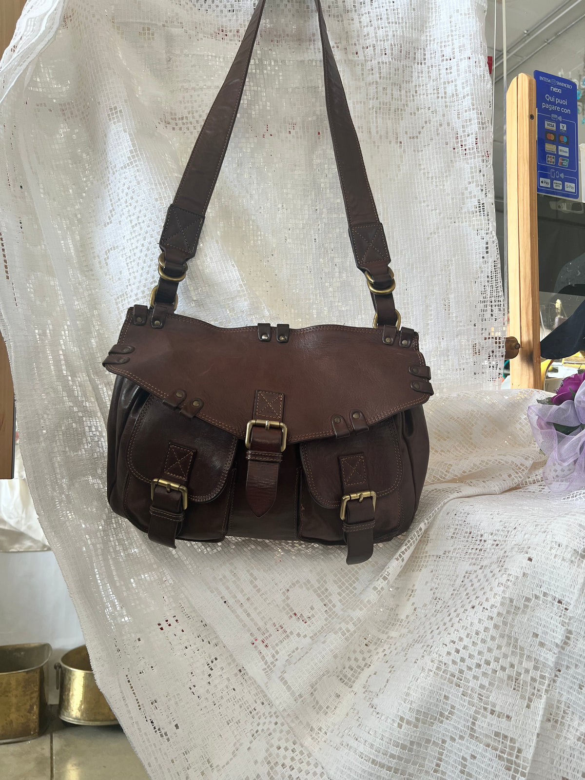 BORSA  PELLE BYBIOS