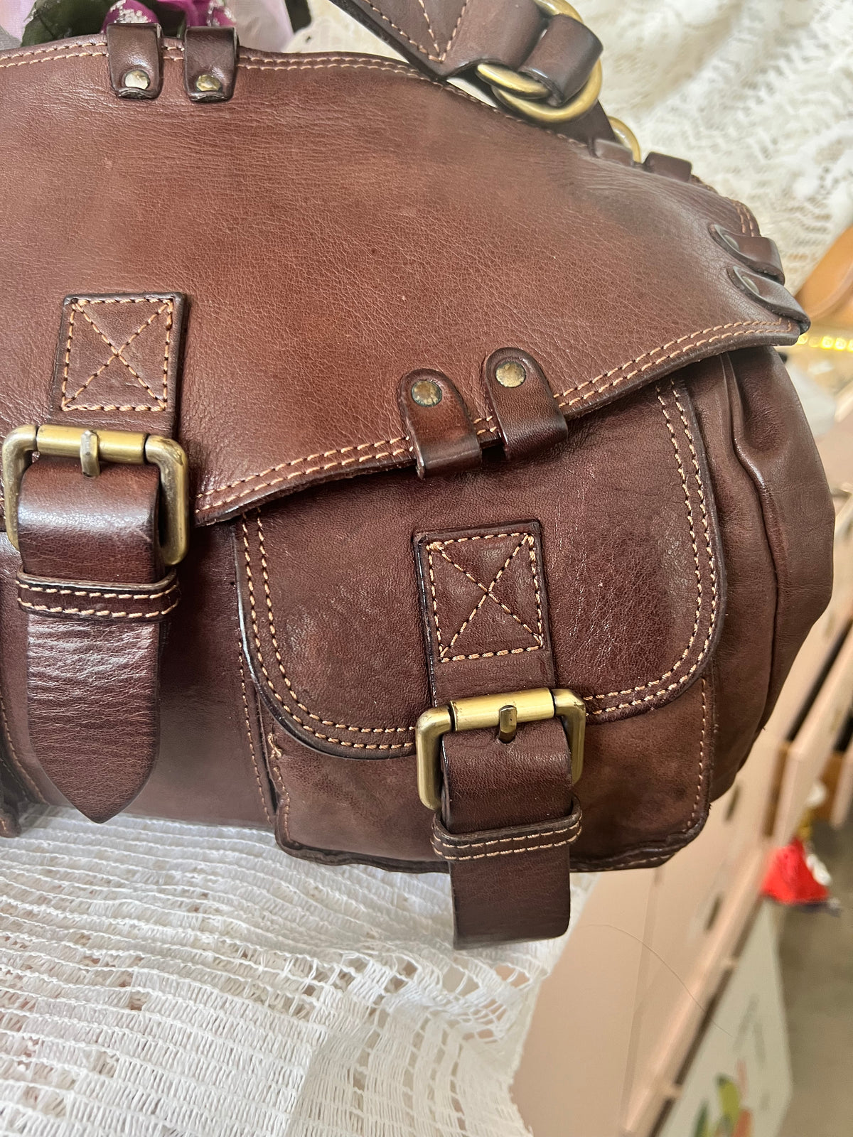 BORSA  PELLE BYBIOS