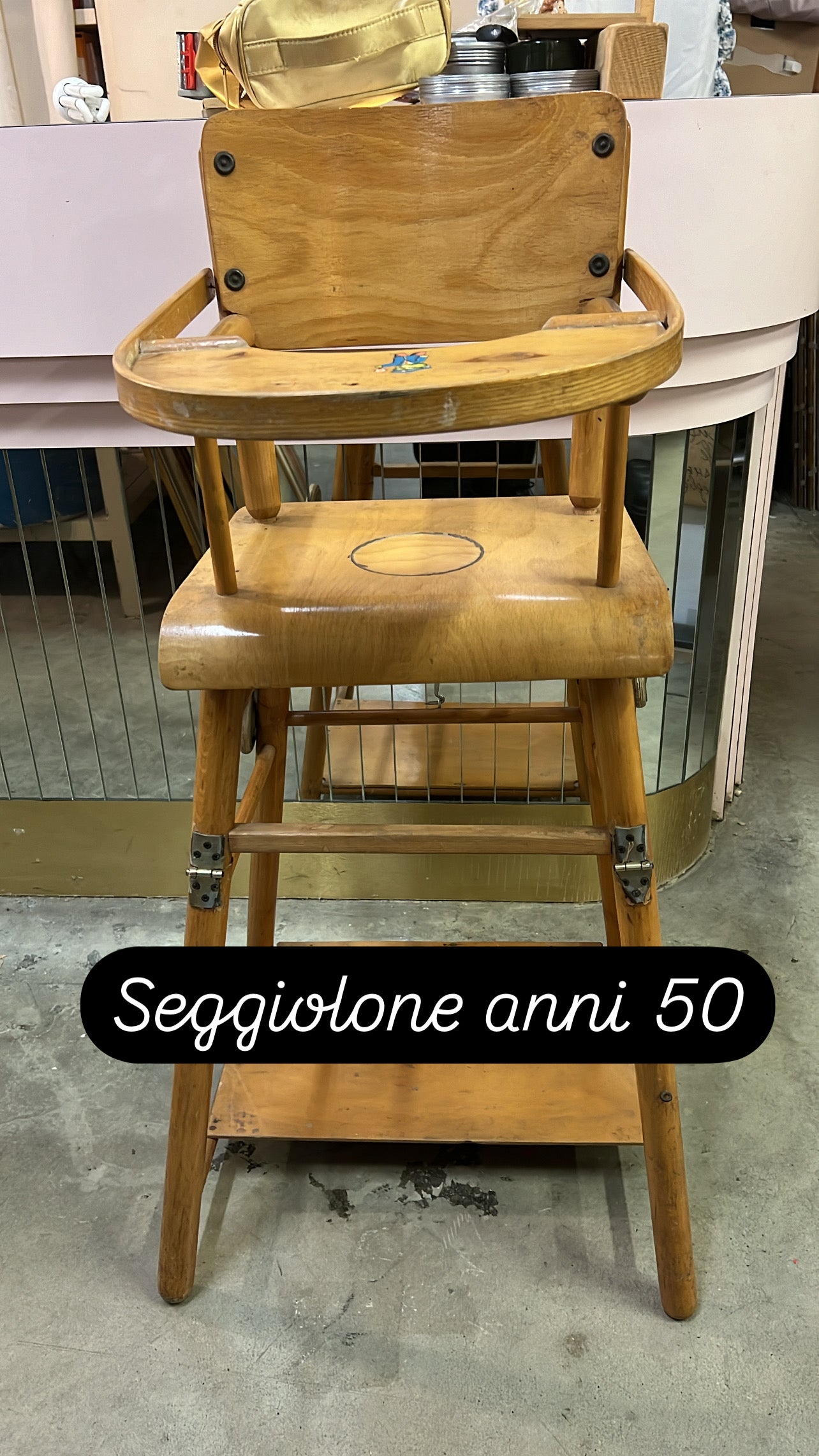 SEGGIOLONE ANNI 50