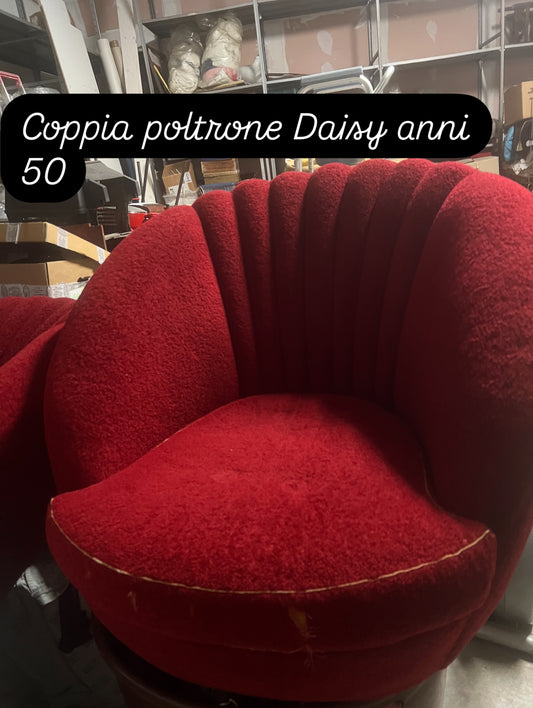 COPPIA POLTRONE ANNI 50