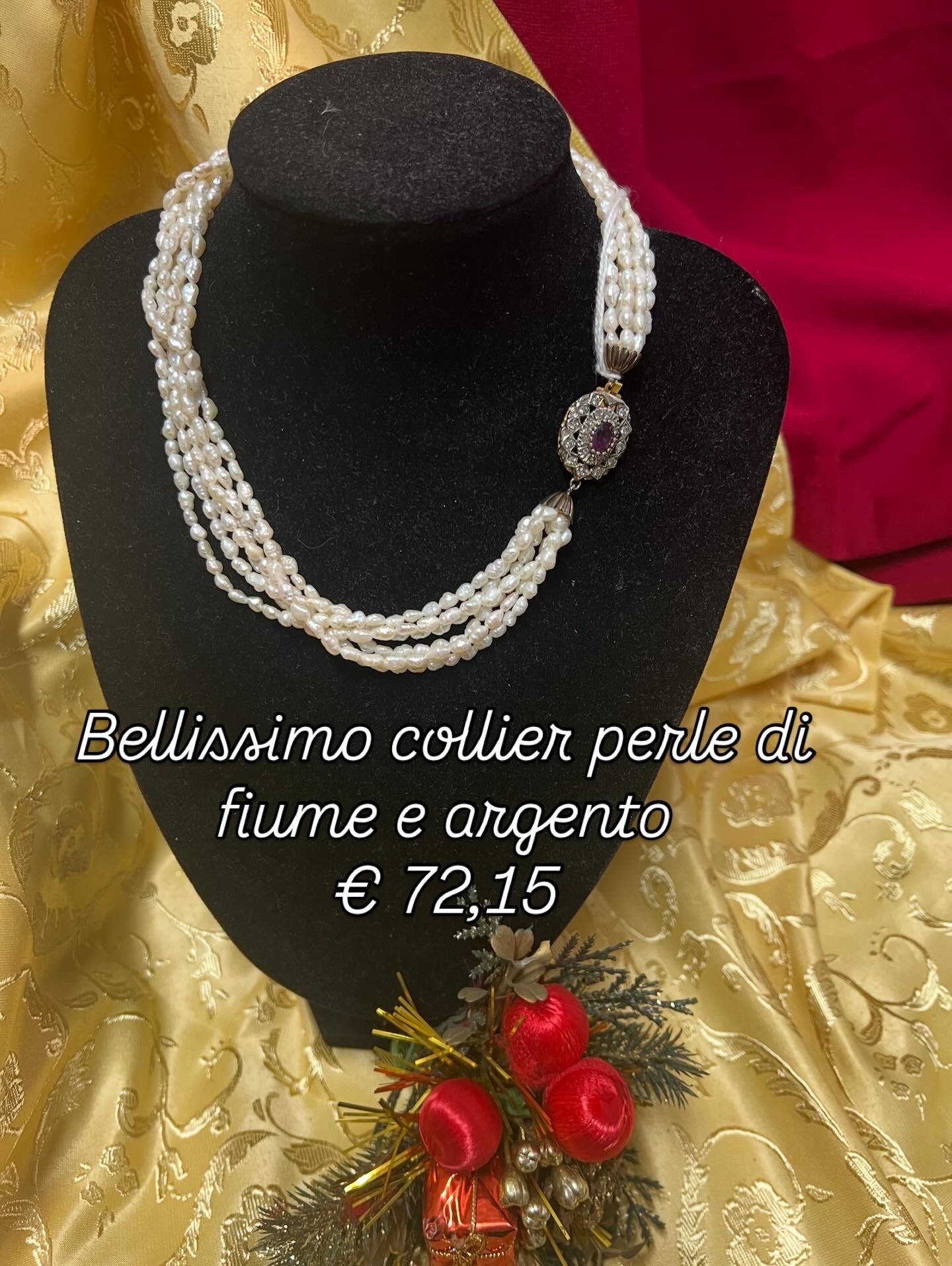 COLLANA PERLE / ARGENTO
